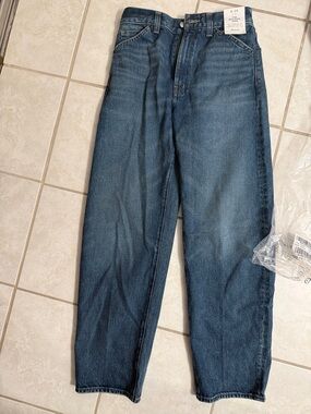Madewell balloon jeans in greendale wash